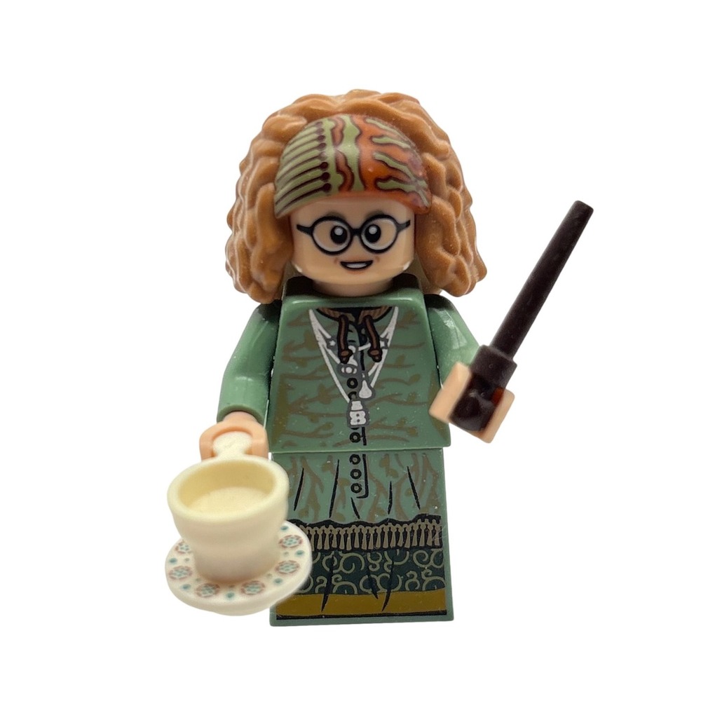LEGO Harry Potter Professor Trelawney Minifigure 71022 Series 1 CMF Wand Teacup